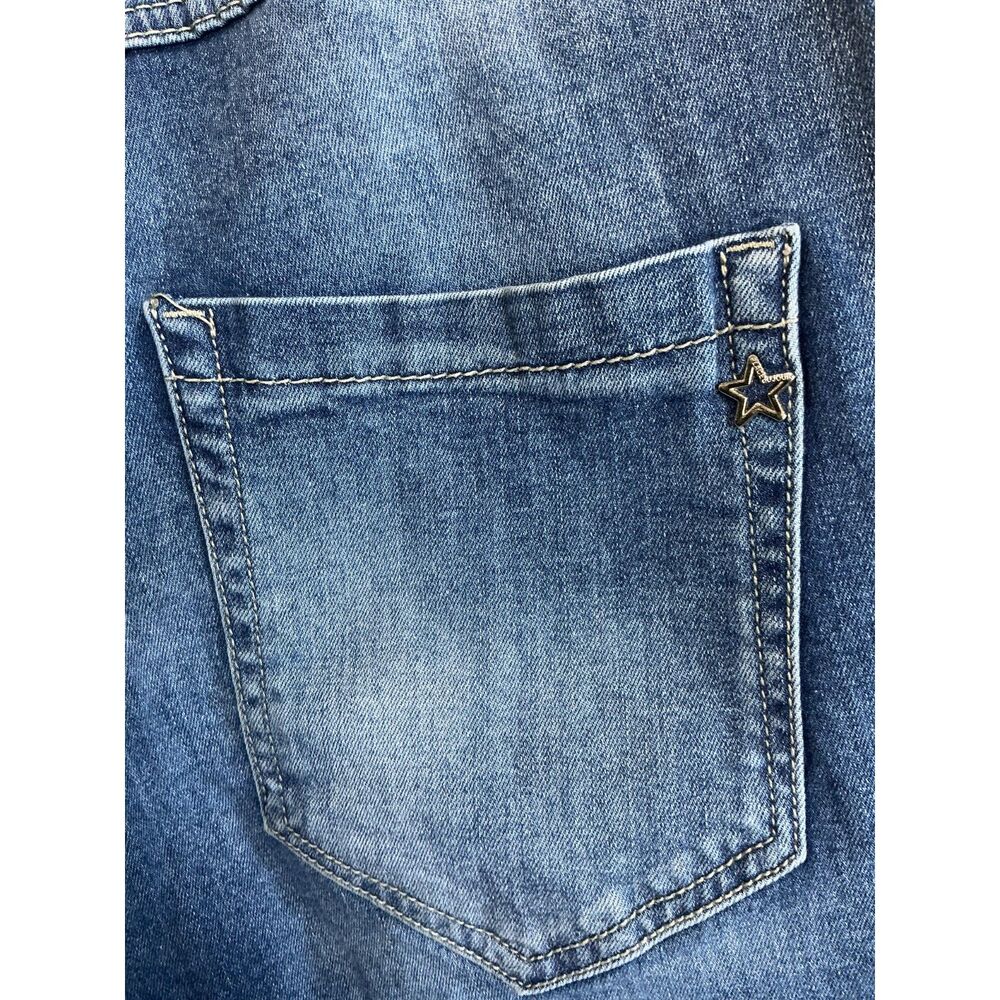 Original Vintage Hand Crafted Place Du Jour Denim Jeans Size 38 European - Picture 6 of 8